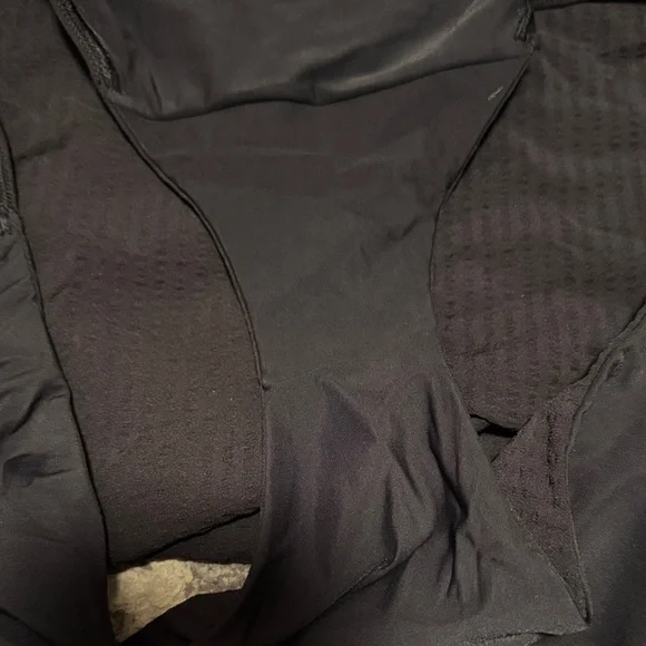 Waterside Seersucker High-Waisted Skimpy Bikini Bottom, size M - Picture 4 of 4